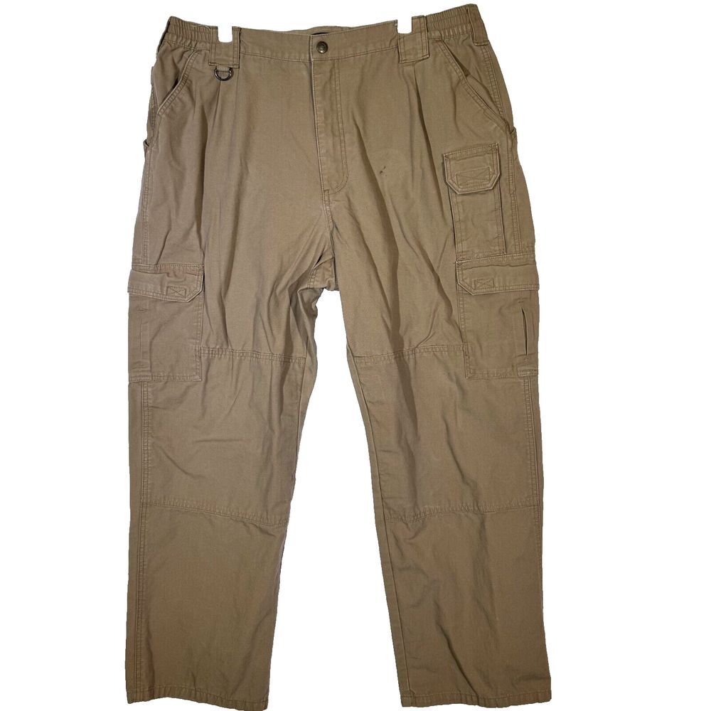 5.11 Tactical Workwear Pants Men's 40‎ X 30 Brown 100% Cotton Cargo Pockets M874